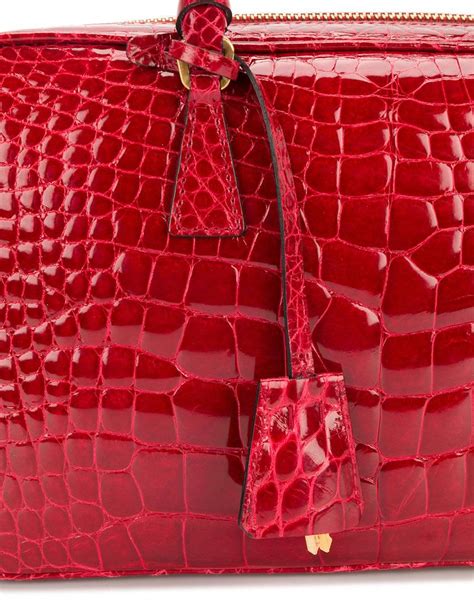 prada red leather handbags|vintage Prada handbag leather.